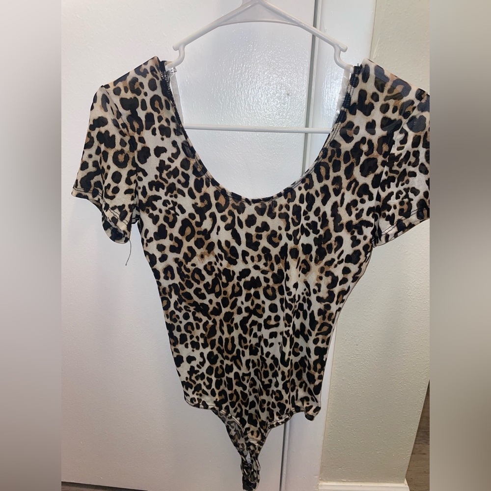 Cheetah Mesh Bodysuit 🖤🤎